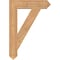 Ekena Millwork Traditional Arts & Crafts Smooth Bracket, Western Red Cedar, 5 1/2"W x 28"D x 40"H BKT06X28X40TRA03SWR - alternate 4